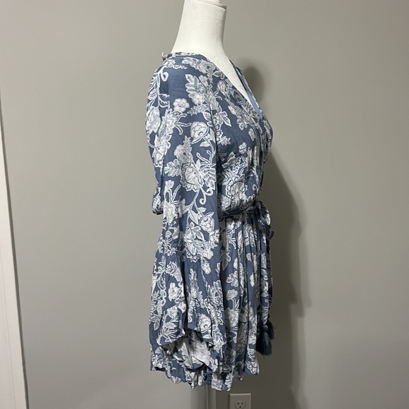 NWT Vici Collection Dusty Blue Romper - Size Small - Picture 5 of 5